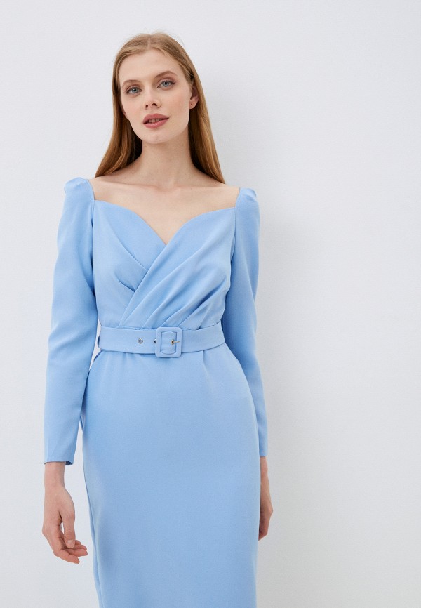 Платье Amandin голубой, размер 46, фото 2