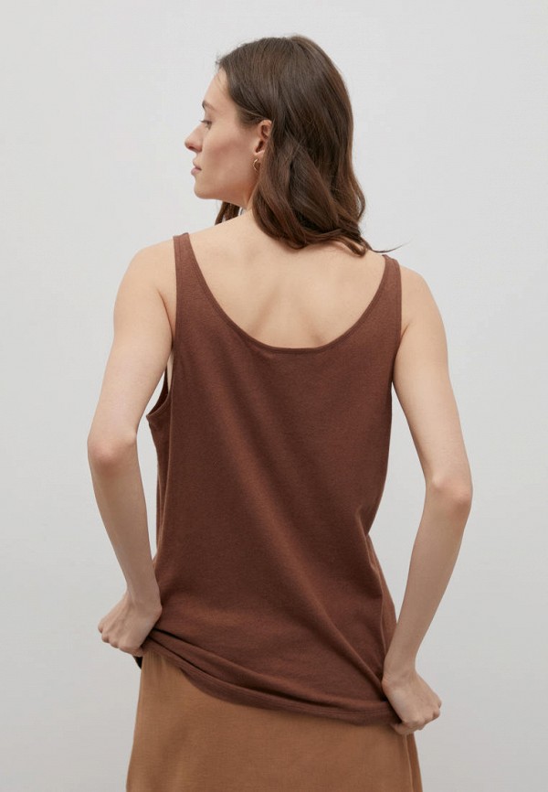 Майка Finn Flare коричневый, размер 50, фото 3