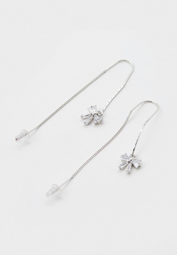 

Серьги Pabur, Серебряный, LONG FLOWERS