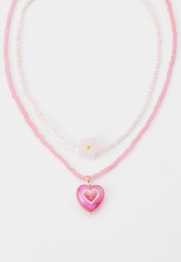 

Колье 2 шт. Pabur, Разноцветный, HEART