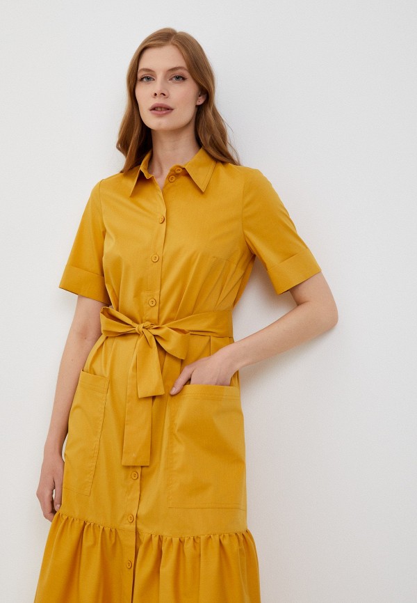 Платье Tantino желтый, размер 58, фото 2