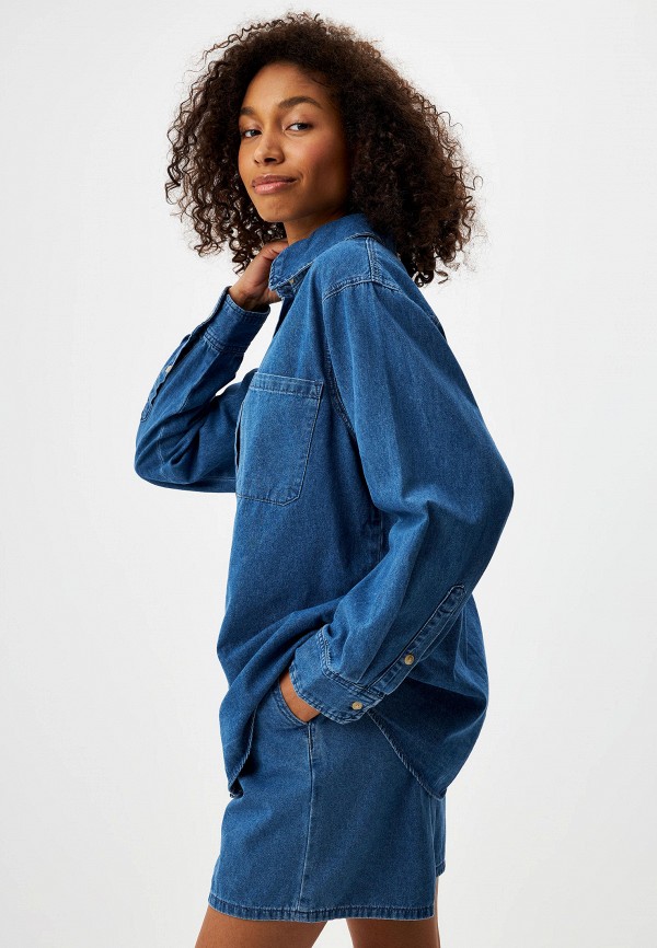 фото Рубашка джинсовая sela