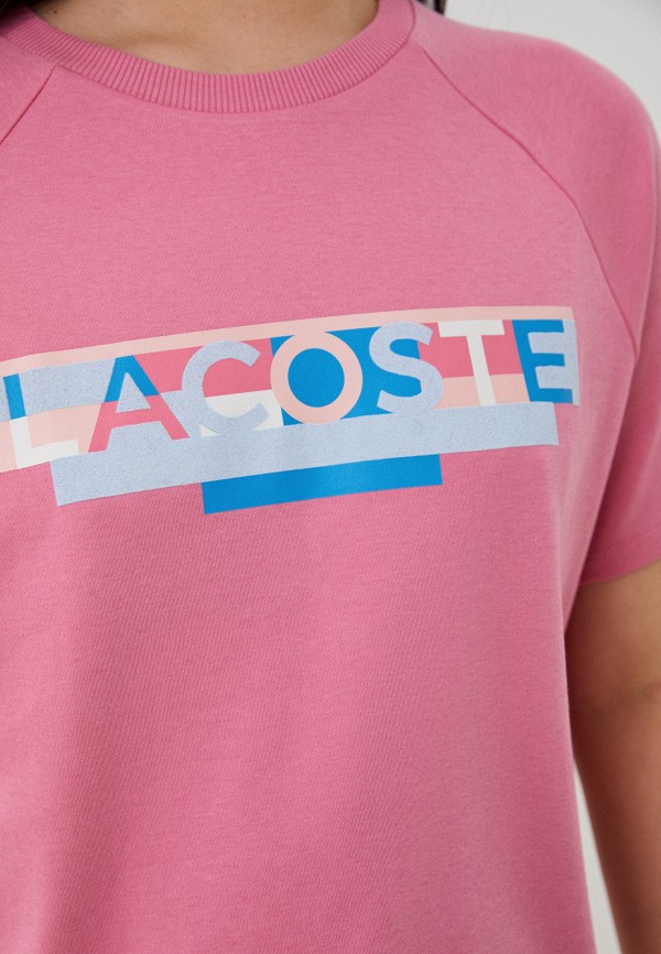 Футболка Lacoste розовый, размер 46, фото 3
