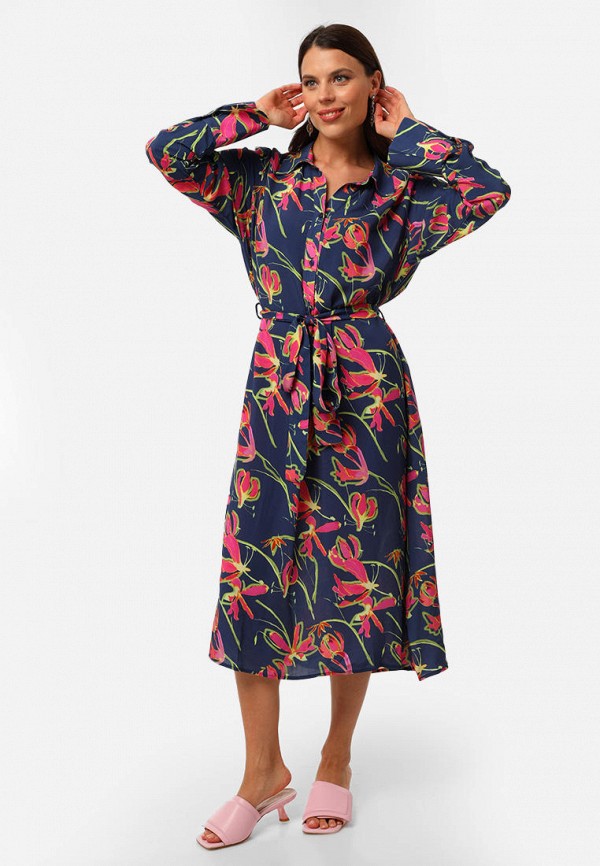 Платье Lia Berti синий, размер 50, фото 3