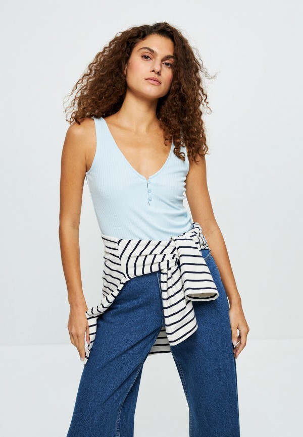 Майка Zarina голубой, размер 50, фото 5