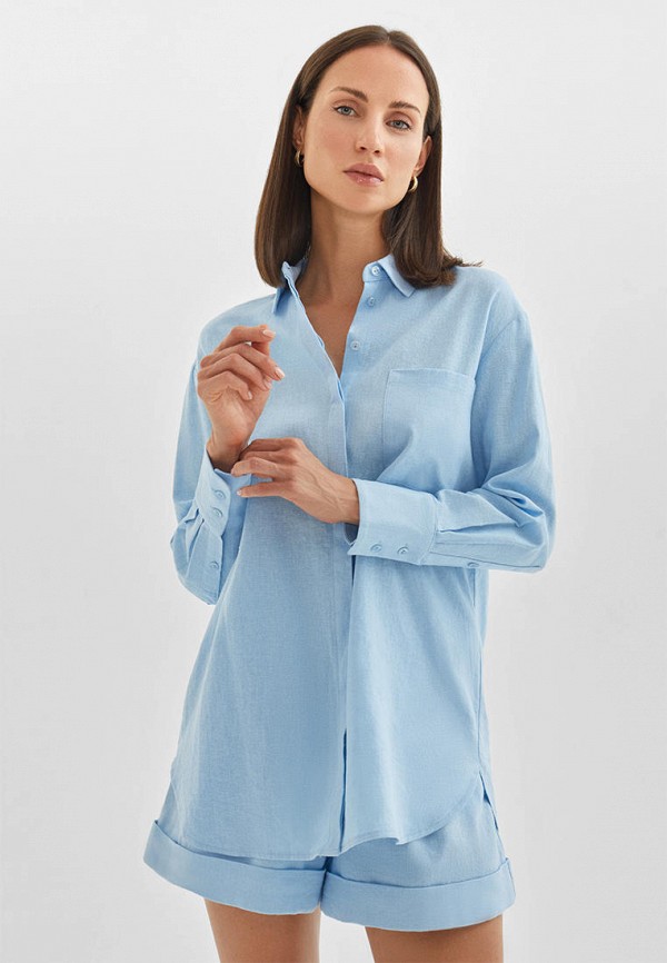 

Рубашка Anna Pekun, Голубой, OSLO