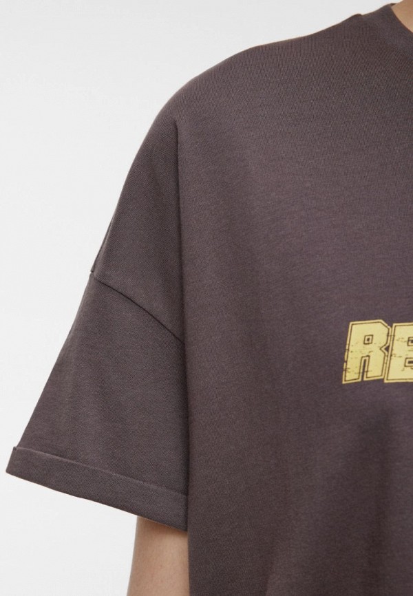 Футболка Befree коричневый, размер 48, фото 5