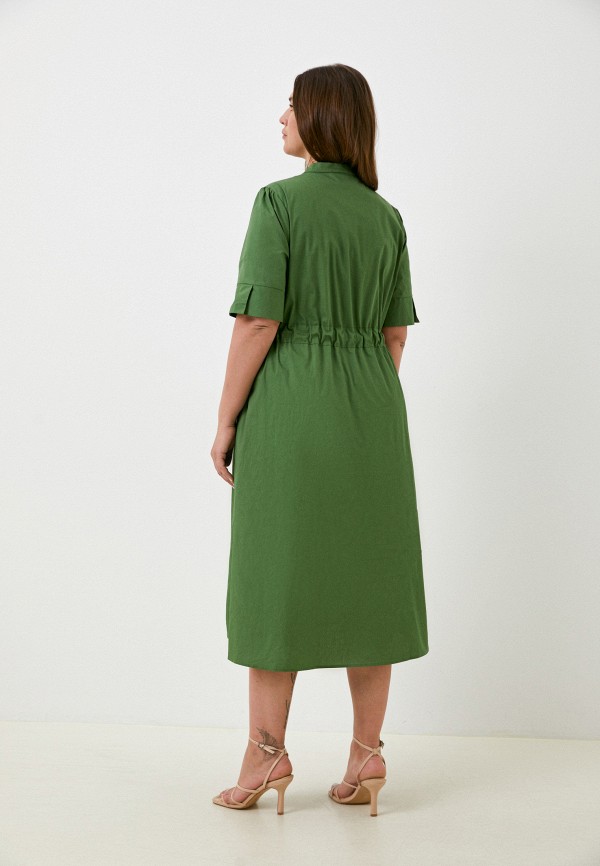 Платье Le Monique зеленый, размер 54, фото 3