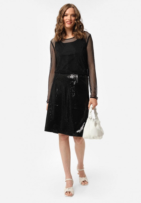 Блуза Lia Berti черный, размер 54, фото 2