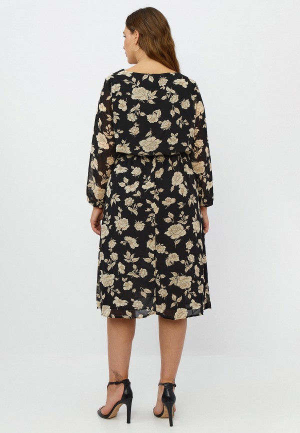 Платье Modis черный, размер 58, фото 3