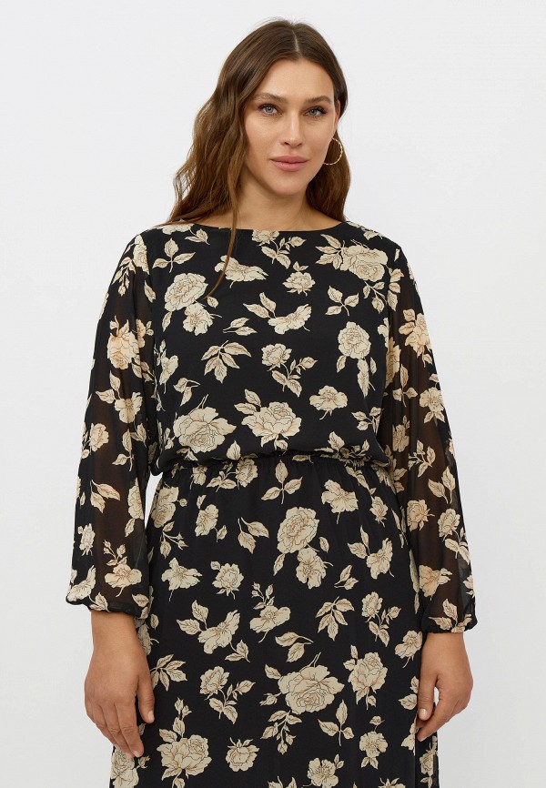 Платье Modis черный, размер 58, фото 2