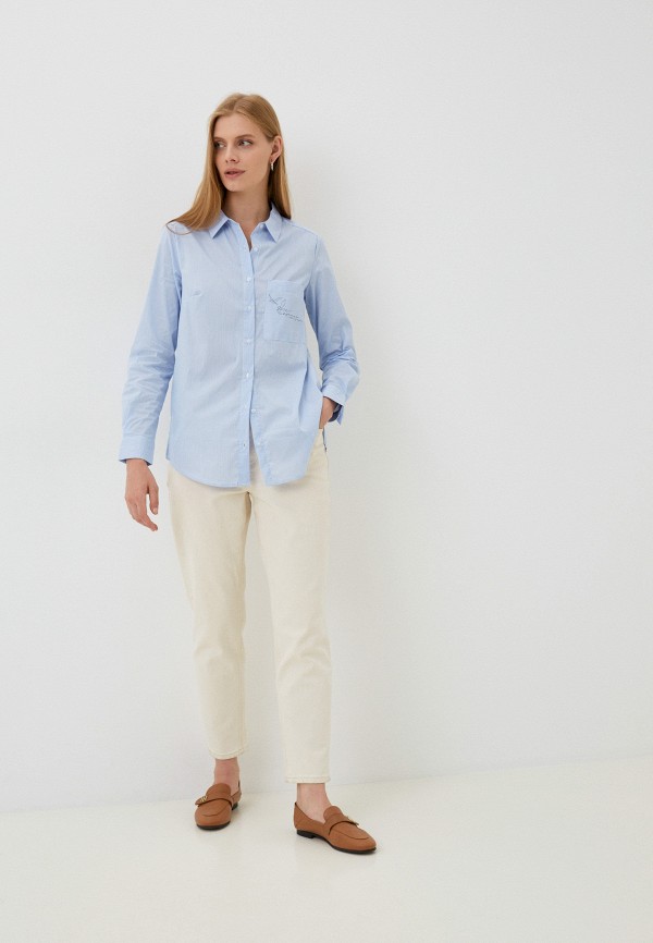 Рубашка Zolla голубой, размер 48, фото 2