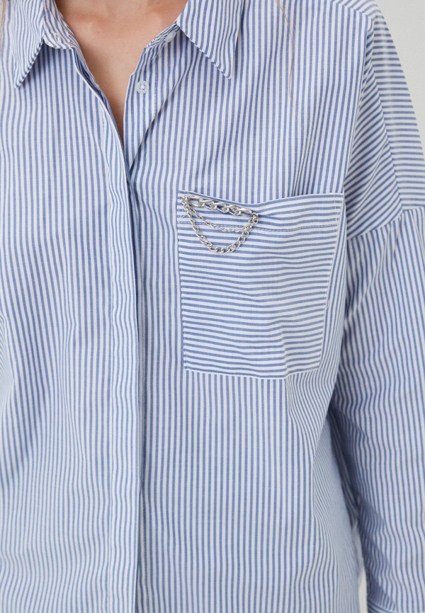 Рубашка Zolla голубой, размер 44, фото 4