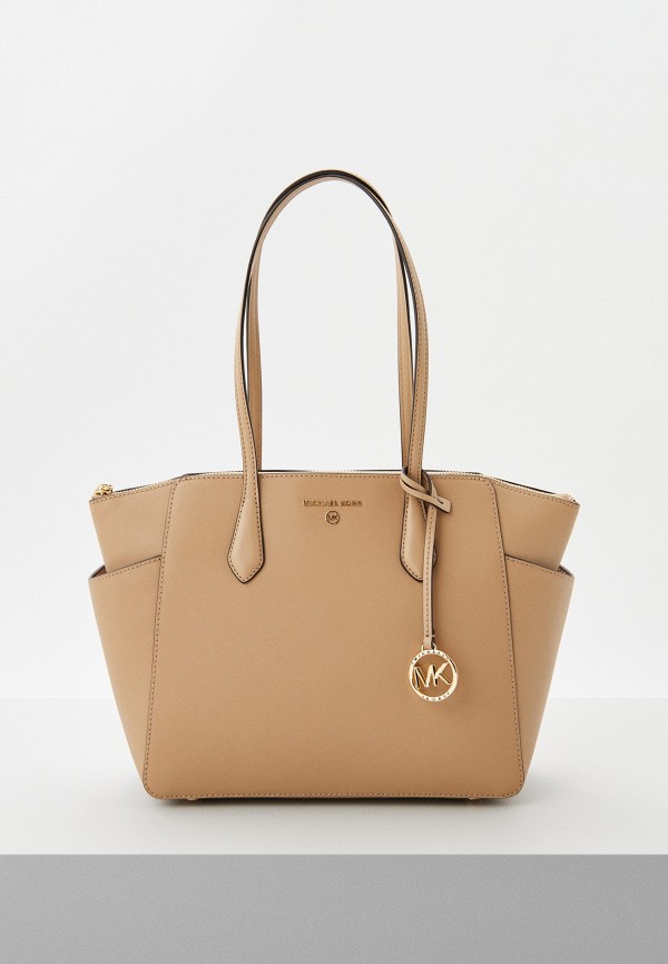 

Сумка и брелок Michael Michael Kors, Бежевый