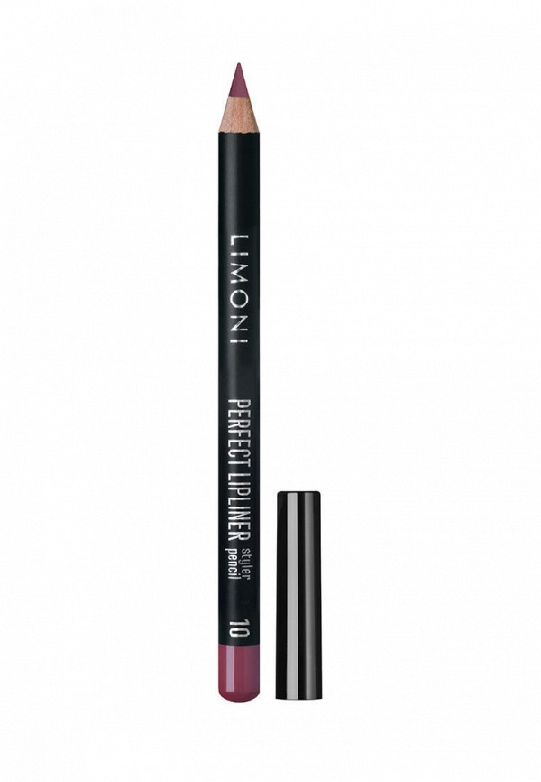

Карандаш для губ Limoni, Фиолетовый, с витаминами С и Е Чехия, Perfect Lipliner тон 10, фиолетовый, 4 г