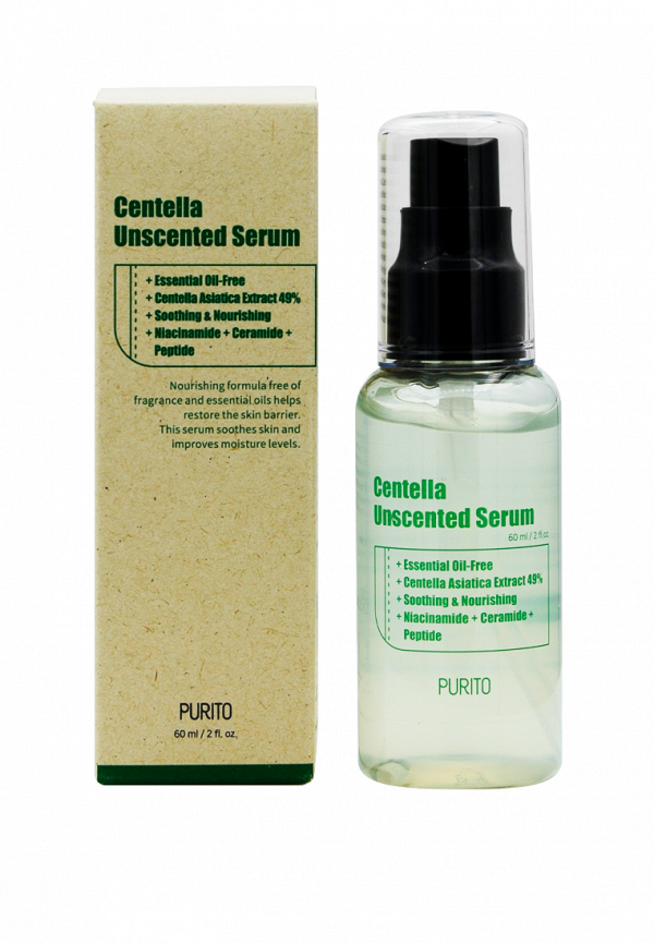 Сыворотка для лица Purito Безмасляная, для чувствительной кожи Centella Unscented Serum, 60 мл