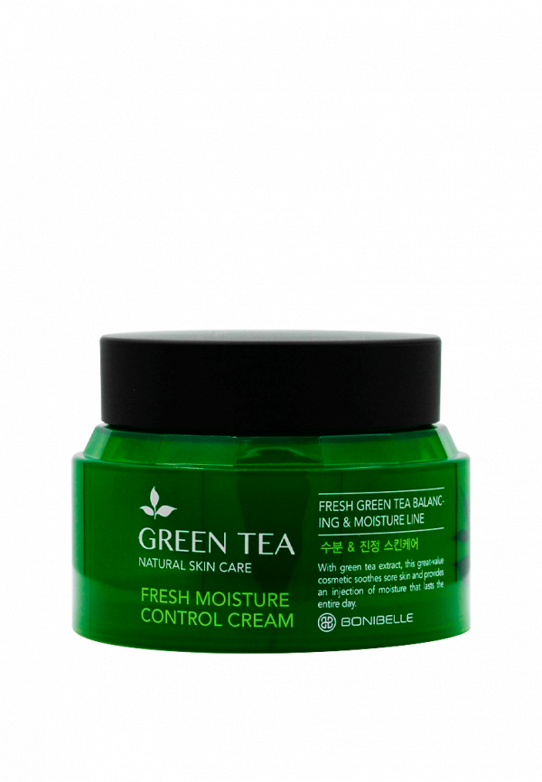 Крем для лица Enough ENOUGH Bonibelle Green Tea Fresh Moisture Control Cream Балансирующий с зеленым чаем, 80 мл