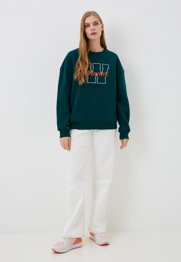 Свитшот Befree зеленый, размер 42, фото 2