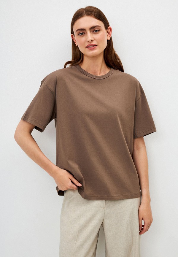 

Футболка Sela, Коричневый, MIRA OVERSIZE FIT