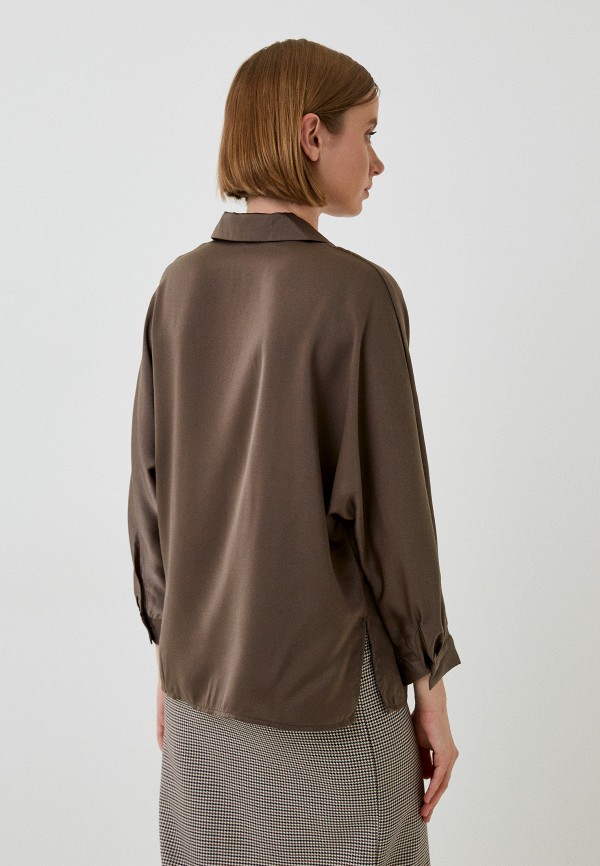 Блуза O'stin коричневый, размер 46, фото 3
