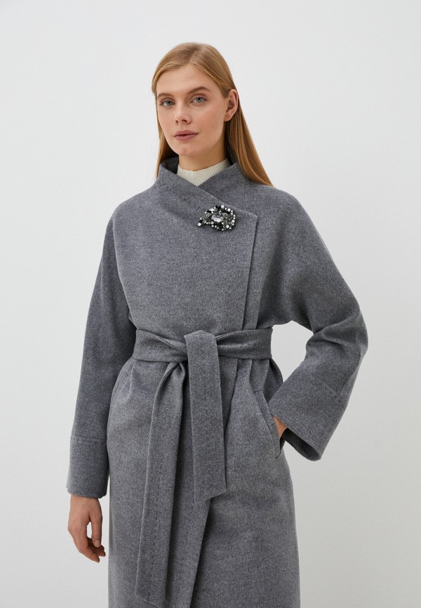 фото Пальто и брошь bella collection