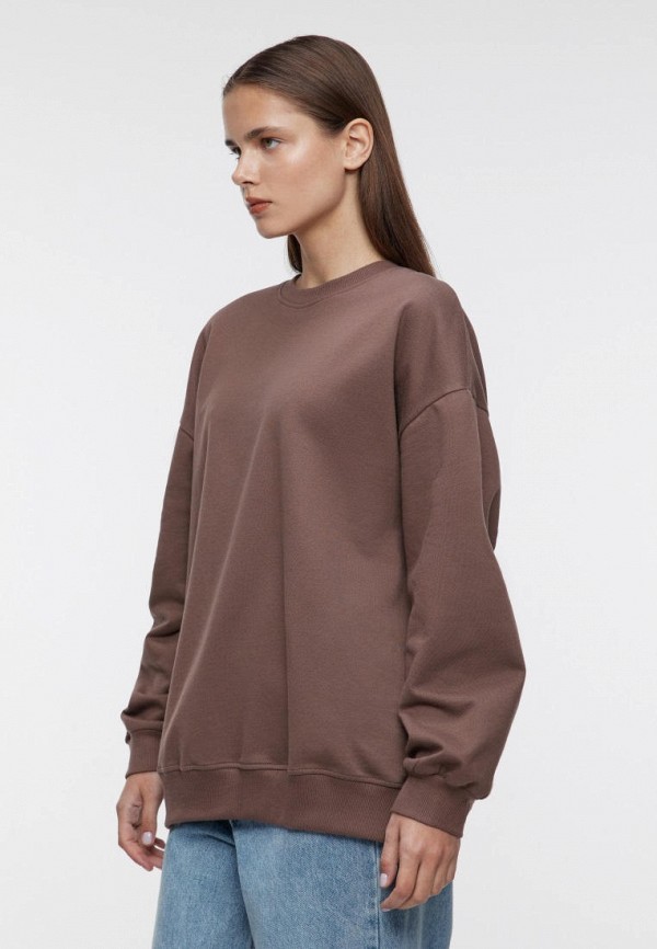 Свитшот Befree коричневый, размер 44, фото 4