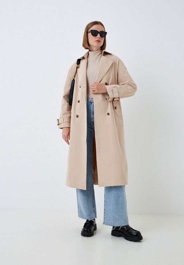 Плащ Tobeone бежевый, размер 44, фото 2