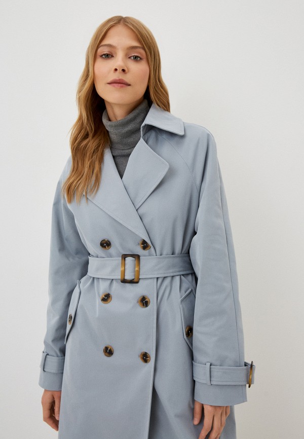 Плащ Tobeone голубой, размер 44, фото 2