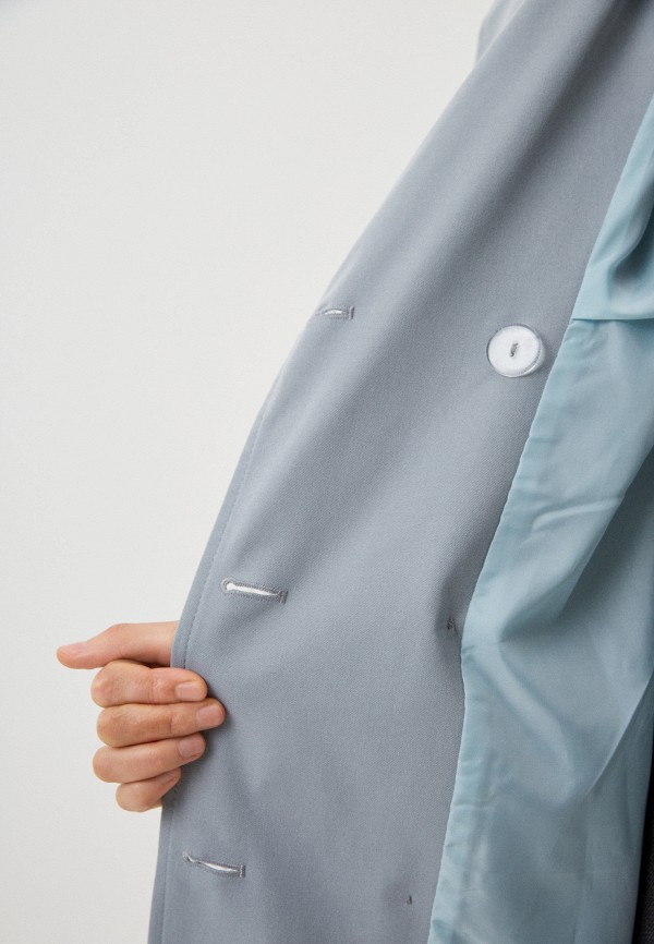 Плащ Tobeone голубой, размер 44, фото 4