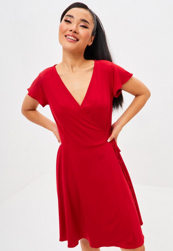 Платье Lacitta красный, размер 40, фото 5