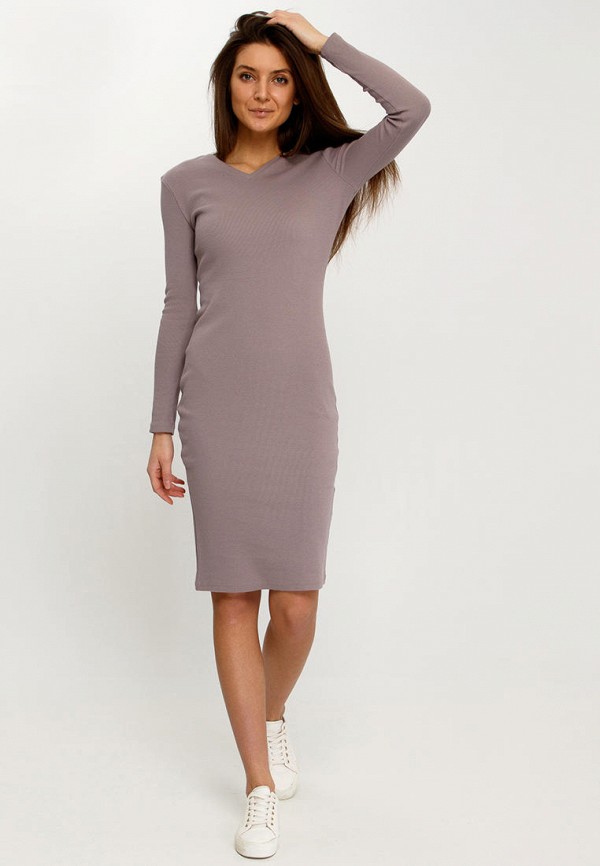 Платье Апрель бежевый, размер 48, фото 4