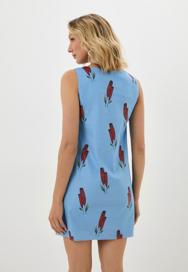 Платье Selisa голубой, размер 46, фото 3