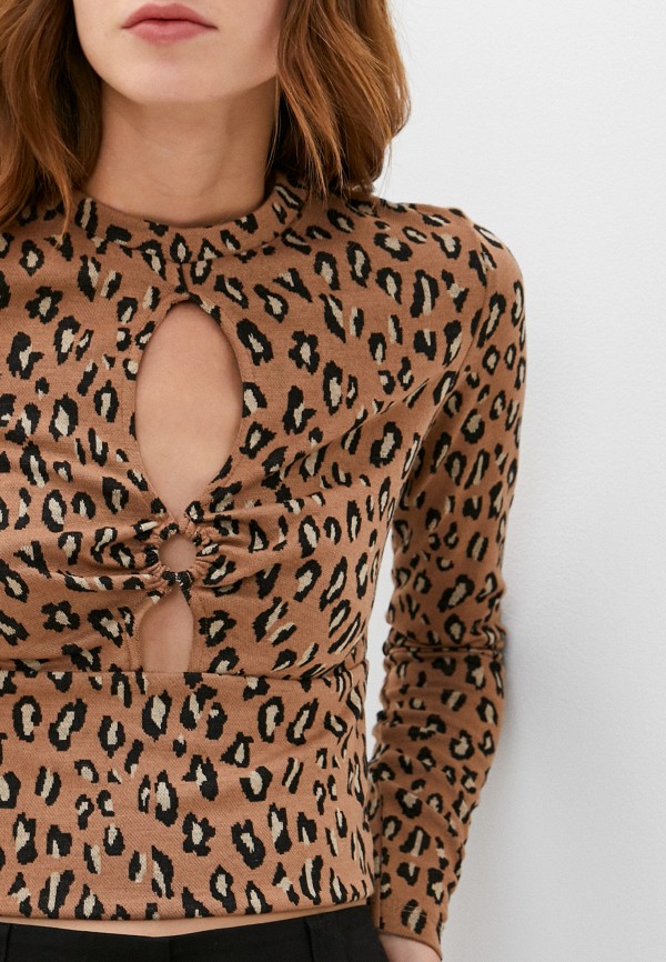 Лонгслив O'stin коричневый, размер 46, фото 4