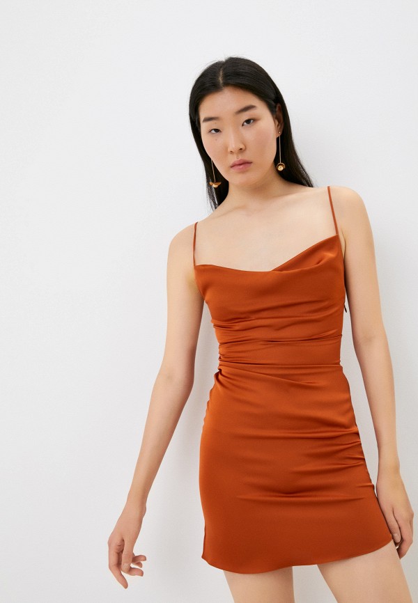 Платье Li Lab оранжевого цвета