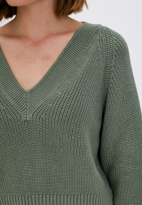 Пуловер MaryTes цвет хаки  Фото 4
