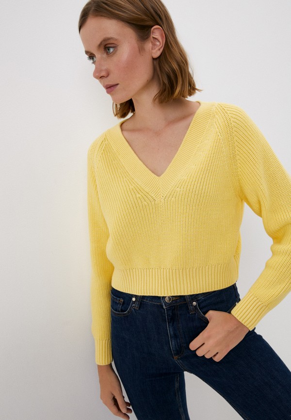 Пуловер MaryTes цвет желтый 