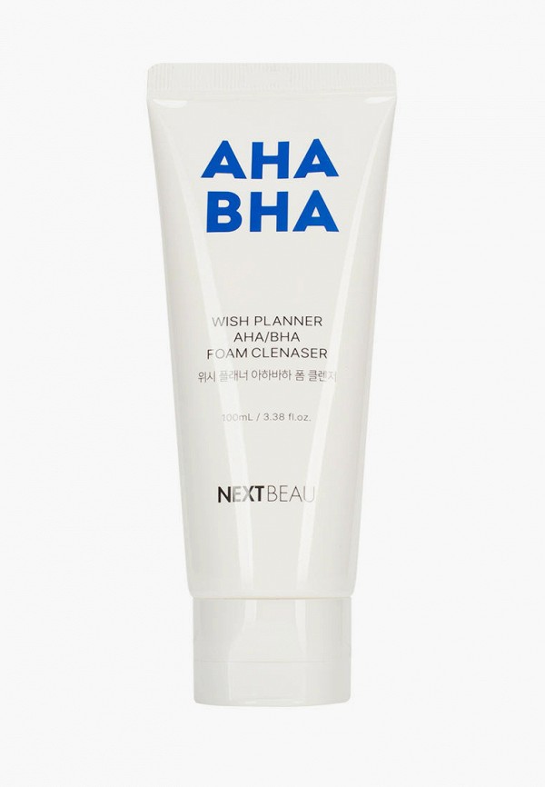 Пенка для умывания Nextbeau Очищающая с AHA/BHA кислотами для проблемной кожи, 100 мл