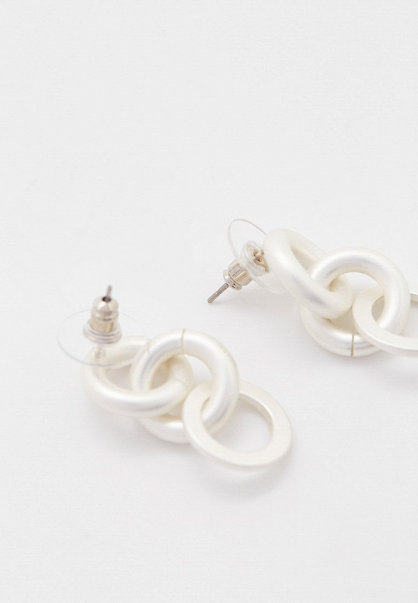 Серьги Модные истории белый, размер 00, фото 2