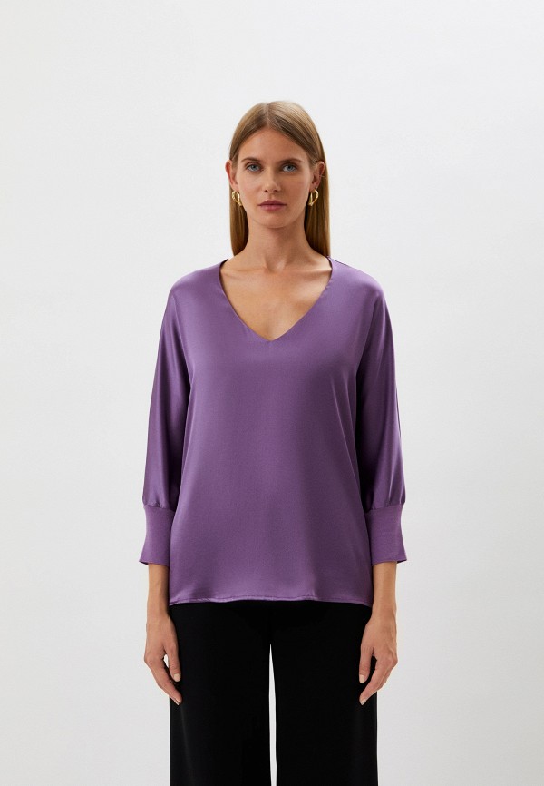 Блуза Falconeri цвет фиолетовый 