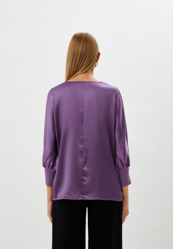 Блуза Falconeri цвет фиолетовый  Фото 3