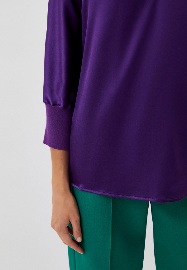 Блуза Falconeri цвет фиолетовый  Фото 4