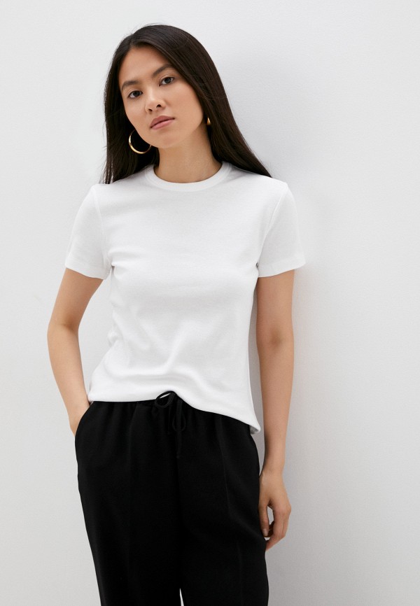 

Футболка Sela, Белый, KIRA SLIM FIT