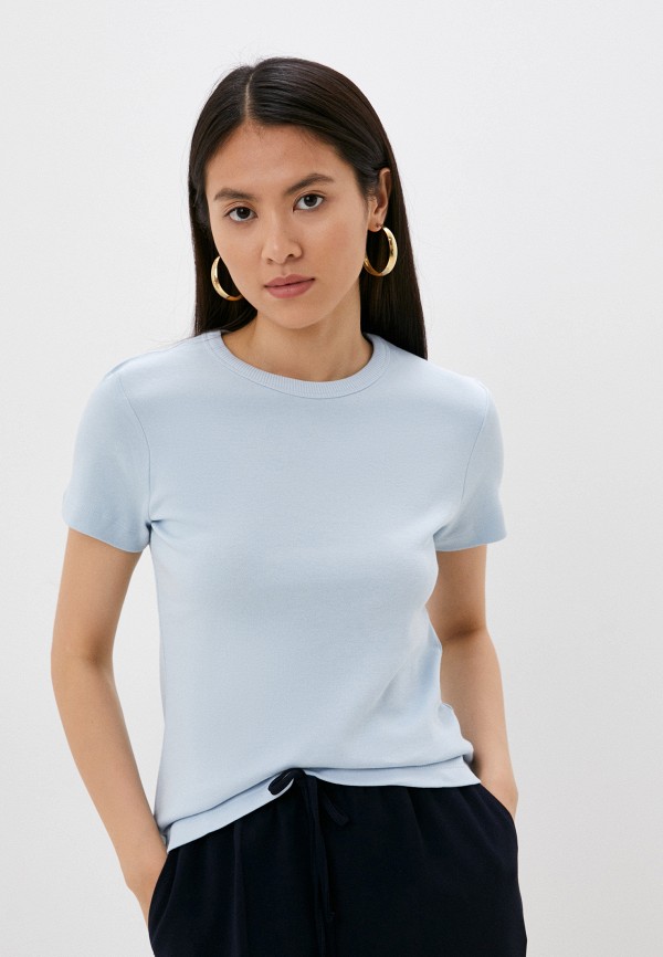 

Футболка Sela, Голубой, KIRA SLIM FIT