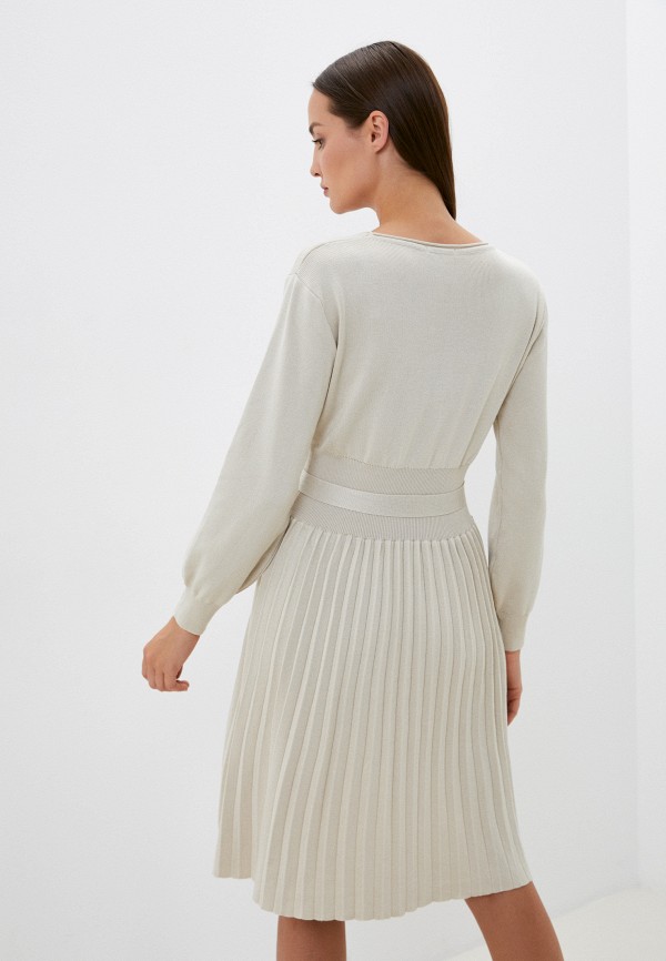 Платье Lulez бежевый, размер 46, фото 3