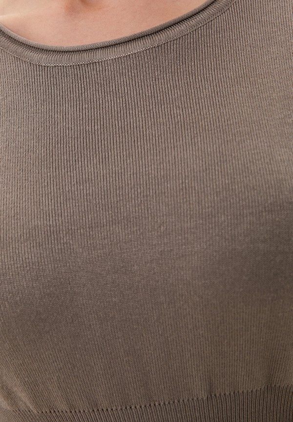 Платье Lulez коричневый, размер 50, фото 4