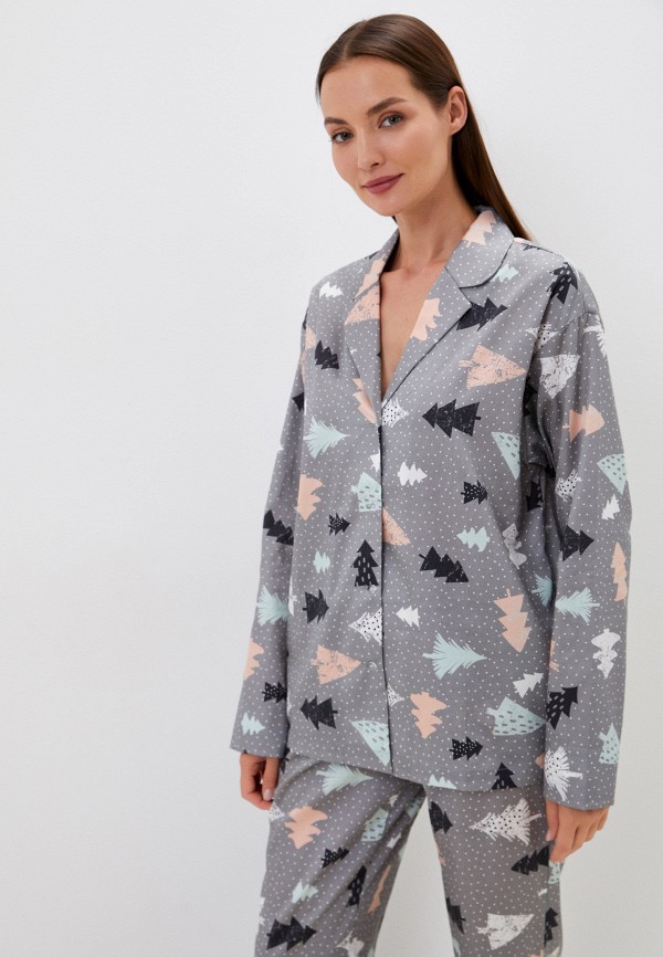 Пижама Kaftan серый, размер 48, фото 2