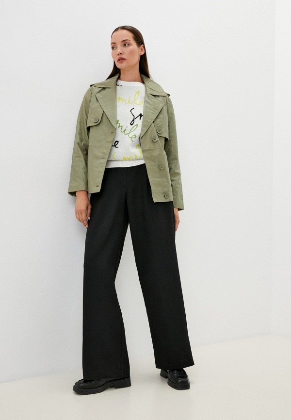 фото Куртка кожаная снежная королева