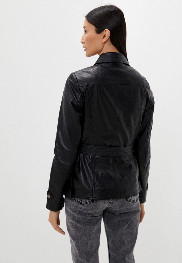 фото Куртка кожаная снежная королева