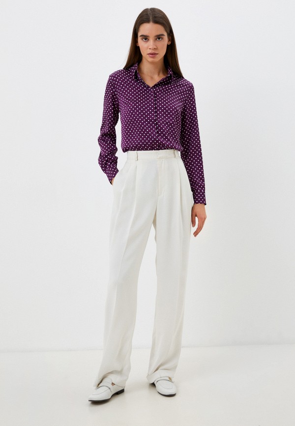 Блуза La selva фиолетовый, размер 52, фото 2