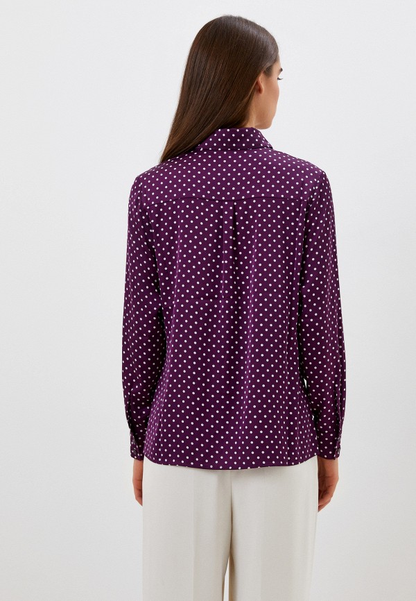 Блуза La selva фиолетовый, размер 52, фото 3